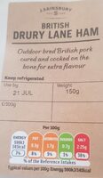 BRITISH DRURY LANE HAM