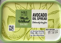 Avocado oil spread