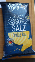 geriffelte Chips Gesalzen