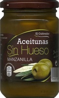 Aceitunas verdes deshuesadas &quot;El Cultivador&quot; Variedad Manzanilla