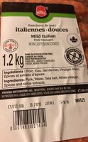 Saucisses de porc