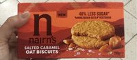 Salted caramel oat biscuits