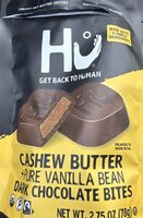 CASHEW BUTTER + PURE VANILLA BEAN DARK CHOCOLATE BITES