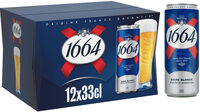 1664 12x33cl can 1664 5.5 degre alcool