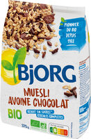 Muesli avoine chocolat bio