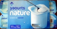 Yaourts nature (16 Pots)