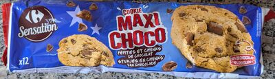 Cookie maxi choco pépites et chunks* de chocolat