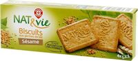Biscuits aux germes de blé et sésame
