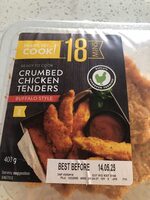 Crumbed Chicken Tenders Buffalo Style