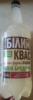 Квас хлібний &quot;Квас Тарас Білий&quot;, напій бродіння пастеризований, газований