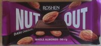 Шоколад &quot;Nut Out&quot; чорний, з підсоленим цілим мигдалем