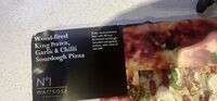 Wood-fired King prawn, Garlic & Chili Sourdough Pizza