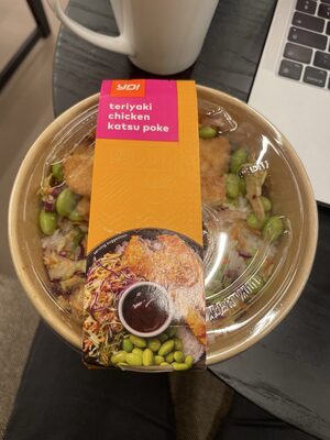 teriyaki chicken katsu poke