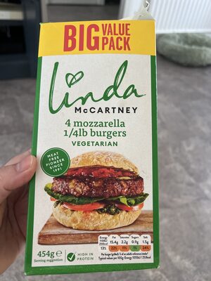 Mozzarella Burger vegetarian