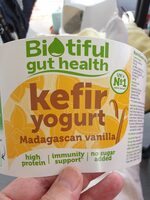 kefir yogurt Madagascan vanilla