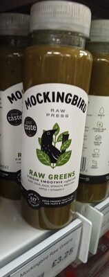 Mockingbird Raw greens smoothie