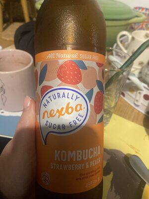 Kombucha Fraise et Pêche