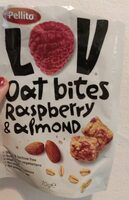 Rasberry, almond & oats bites