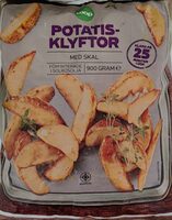 Potatisklyftor med skal