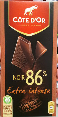 Noir 86% extra intense