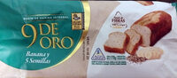 Budín de harina integral Banana y 5 semillas