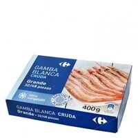 Gamba blanca cruda