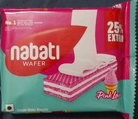 Nabati Pink Lava Cream Wafer Biscuits